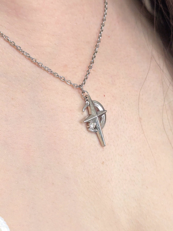 Chain with small cross pendant