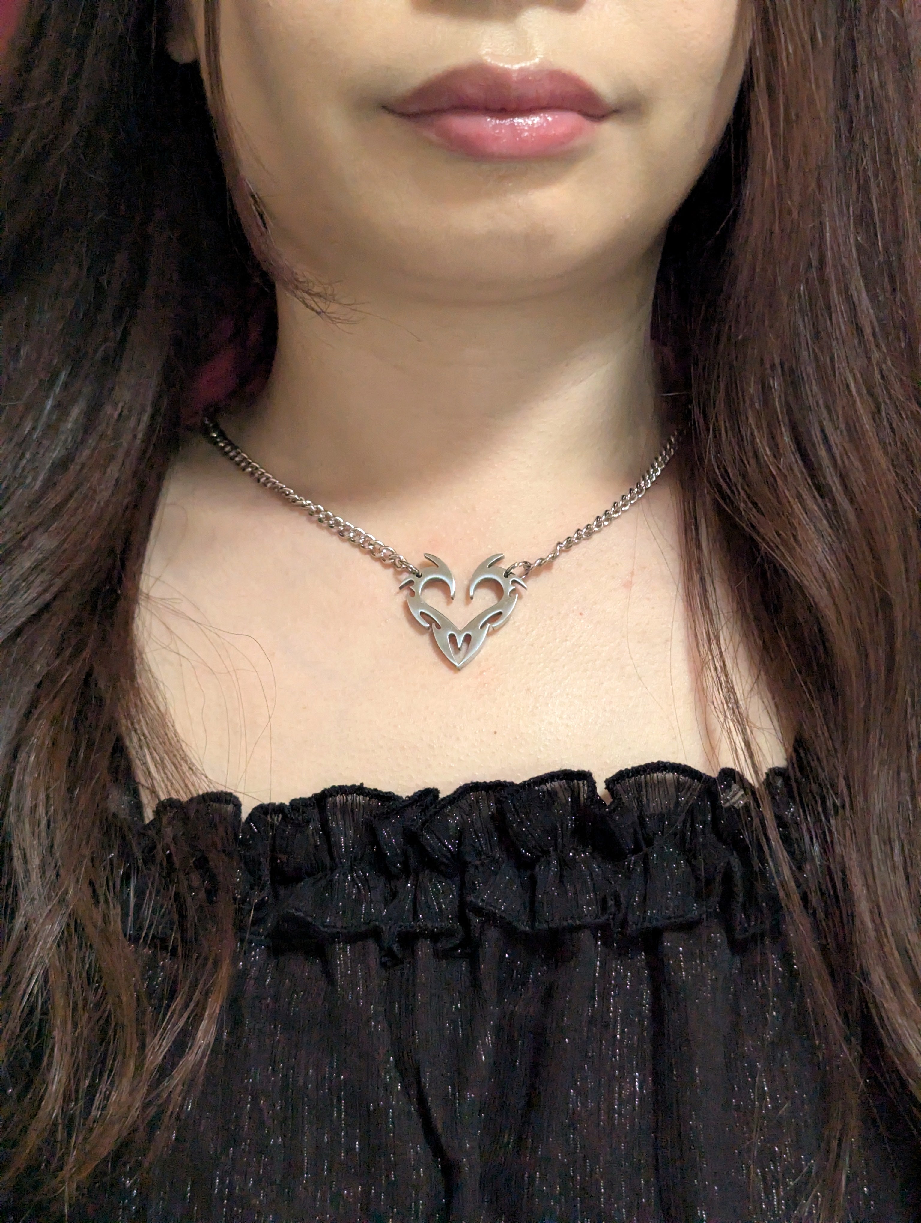 Thorned heart necklace