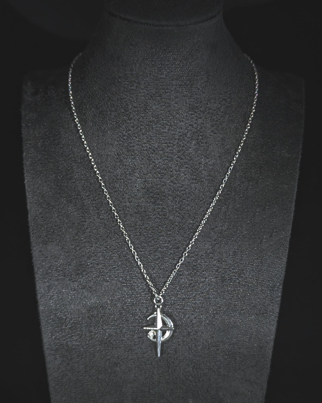 Chain with small cross pendant