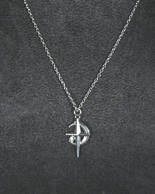 Chain with small cross pendant