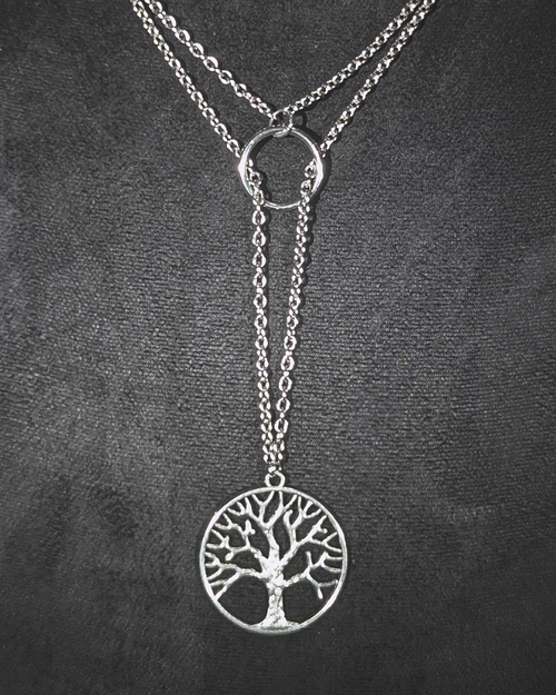 Chain with tree pendant