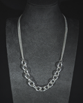 Large dual chain necklace